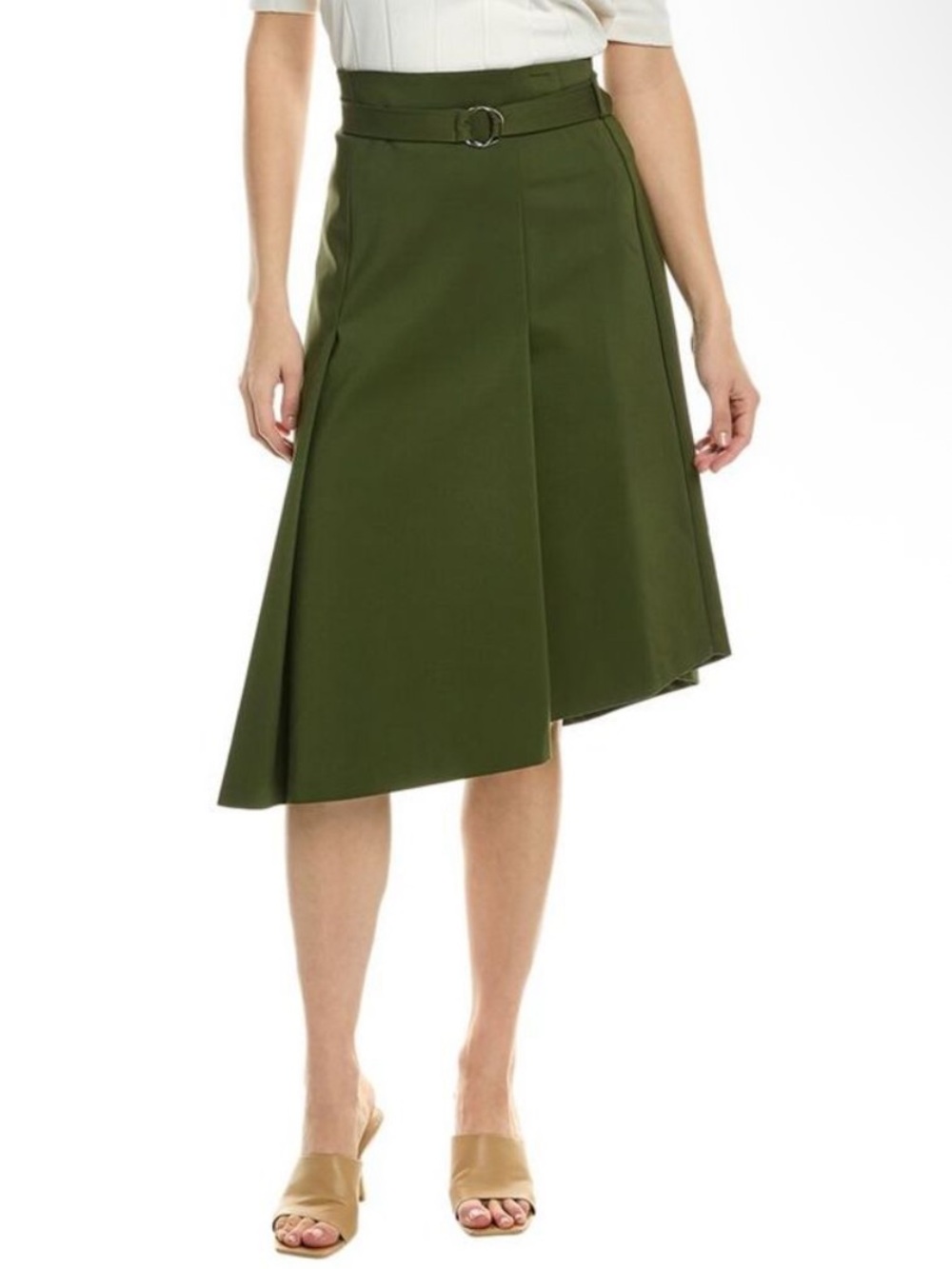Donna Karan Side Pleat Skirt